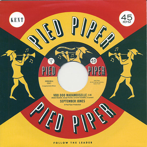 September Jones / Freddy Butler : Voo Doo Madamoiselle / That's When I Need You (7", Single)