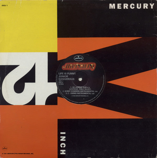 Junior Dangerous : Life Is Funny (12", Promo)