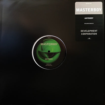 Masterboy : Anybody (12", Promo)
