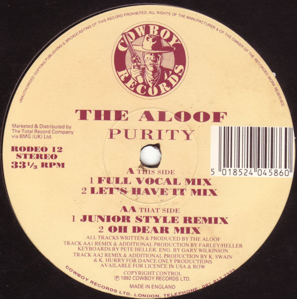 The Aloof : Purity (12")