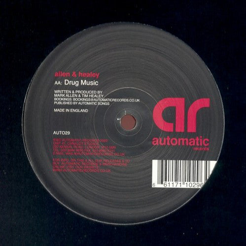 Allen & Healey : Buzzing / Drug Music (12")
