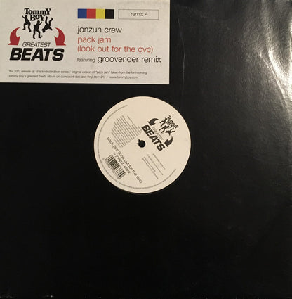 The Jonzun Crew : Pack Jam (Look Out For The Ovc) (12")