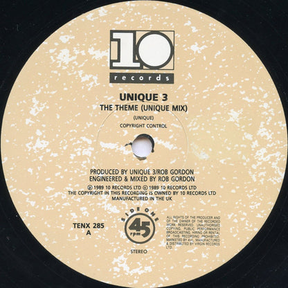 Unique 3 : The Theme (12", Single)