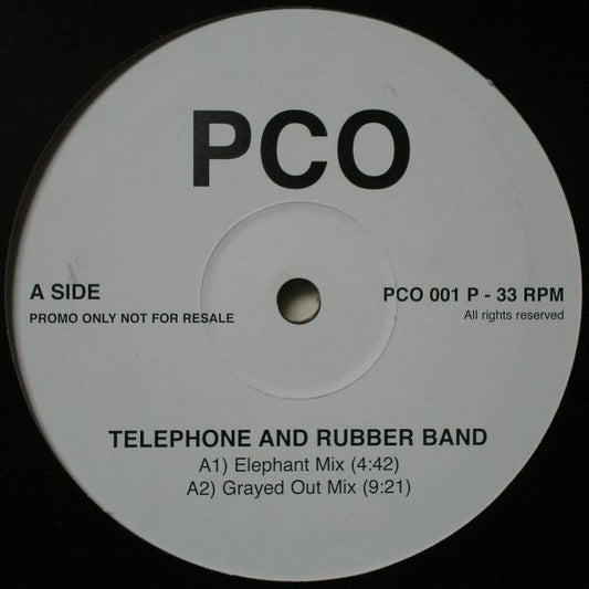 Penguin Cafe Orchestra : Telephone And Rubber Band (12", Promo)