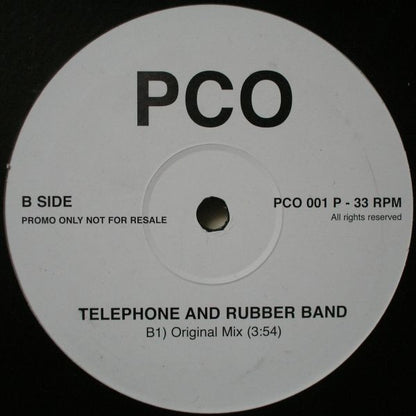 Penguin Cafe Orchestra : Telephone And Rubber Band (12", Promo)