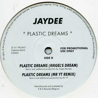 Jaydee : Plastic Dreams (2x12", Promo)