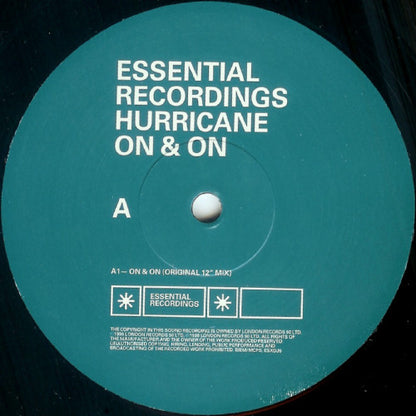 Hurricane : On & On (12", Promo)