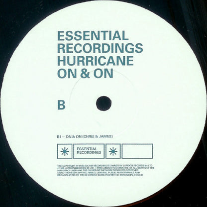 Hurricane : On & On (12", Promo)
