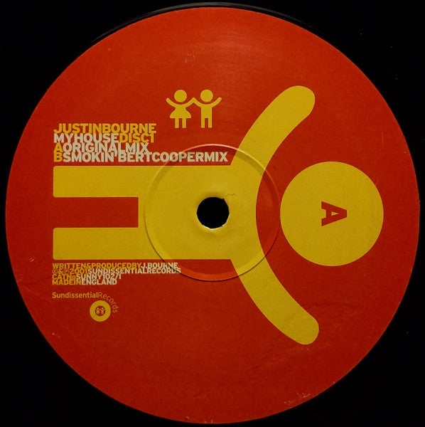 Justin Bourne : My House  (12", 1/2)