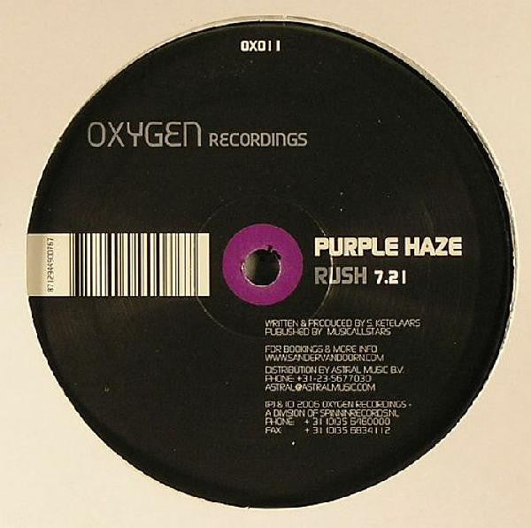 Purple Haze (2) : Eden / Rush (12")