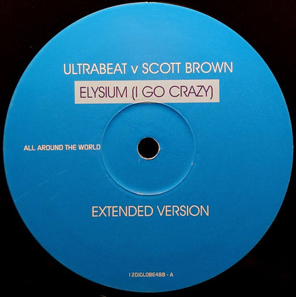 Ultrabeat V Scott Brown : Elysium (I Go Crazy) (2x12", Promo)