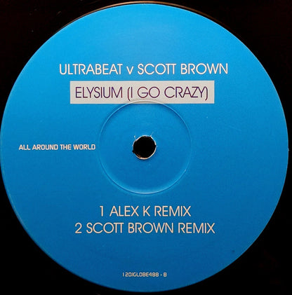 Ultrabeat V Scott Brown : Elysium (I Go Crazy) (2x12", Promo)