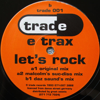 E Trax* : Let's Rock (12")