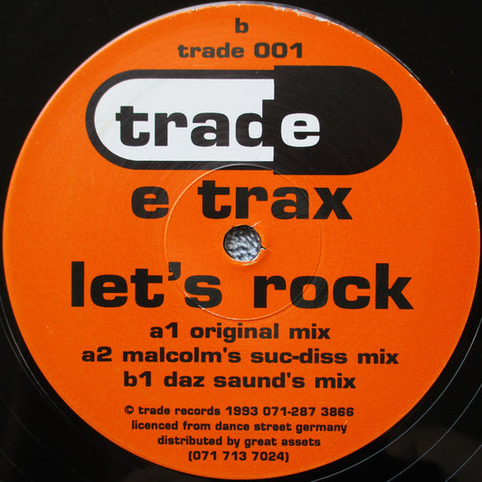 E Trax* : Let's Rock (12")
