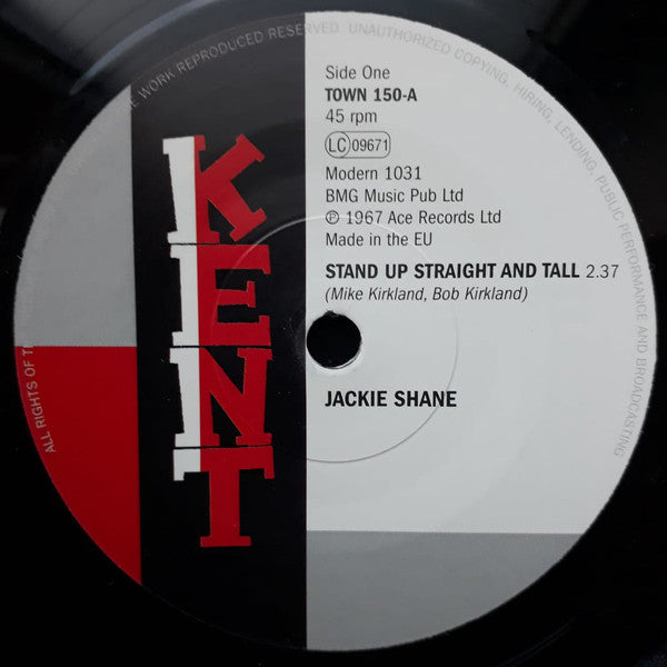 Jackie Shane / Luther Ingram : Stand Up Straight And Tall / Oh Baby Don't You Weep (7")