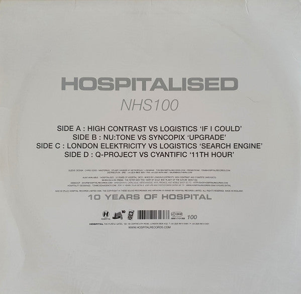 Various : Hospitalised (2x12", EP, Whi)