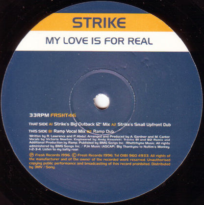 Strike : My Love Is For Real (12")