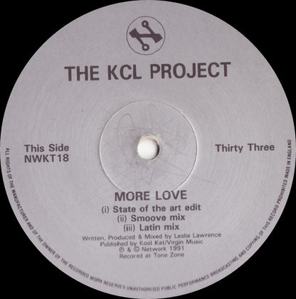 The KCL Project* : KCL Theme / There Will Be A Time / More Love (12")