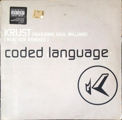 Krust Featuring Saul Williams : Coded Language (Roni Size Remixes) (12")
