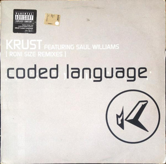 Krust Featuring Saul Williams : Coded Language (Roni Size Remixes) (12")