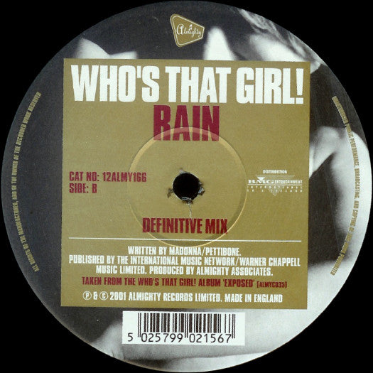 Who's That Girl! : The Power Of Good-Bye (12")
