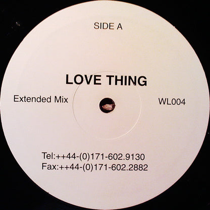 Gamma* : Love Thing (10")