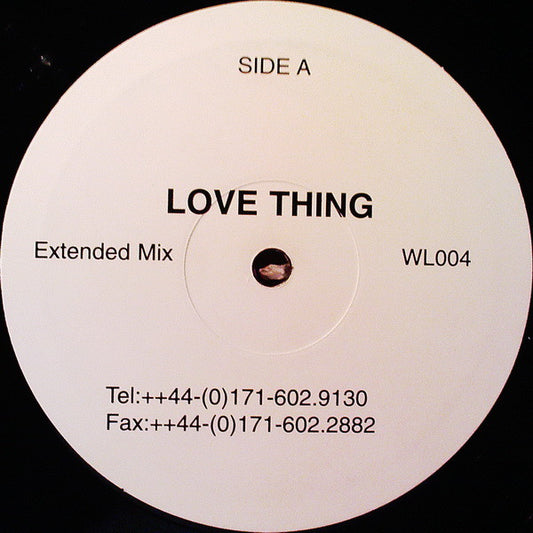 Gamma* : Love Thing (10")