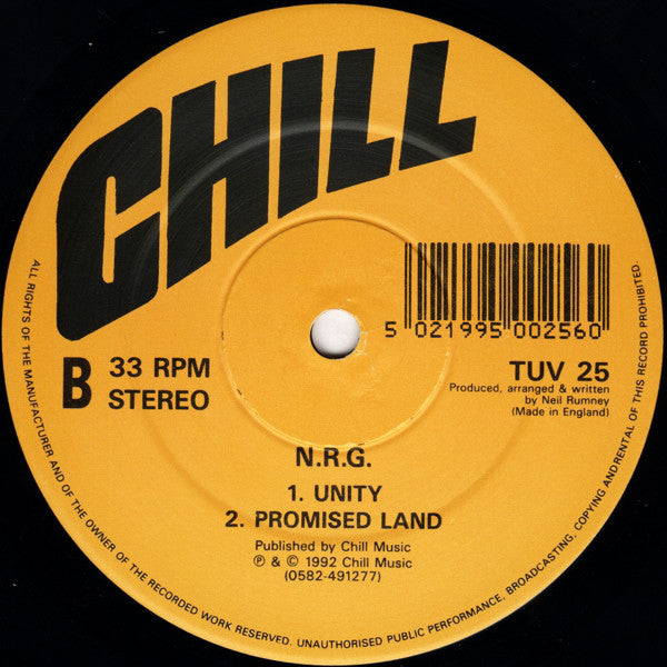 N.R.G. : Feel The Fury E.P. (12", EP)