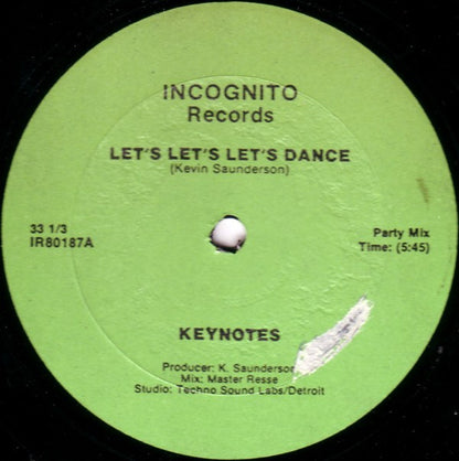 Keynotes : Let's Let's Let's Dance (12")