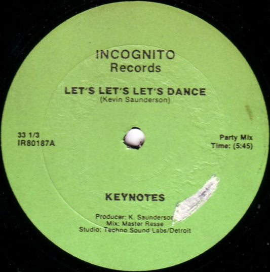 Keynotes : Let's Let's Let's Dance (12")