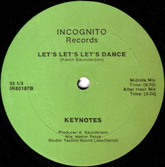 Keynotes : Let's Let's Let's Dance (12")