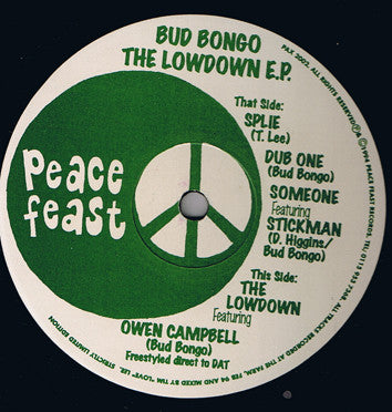 Bud Bongo : The Lowdown E.P. (12", EP, Ltd)