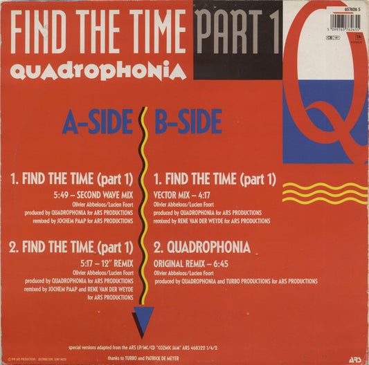 Quadrophonia : Find The Time (Part 1) (12")