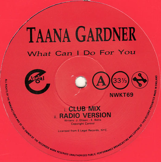 Taana Gardner : What Can I Do For You (12")