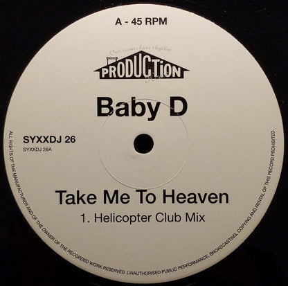 Baby D : Take Me To Heaven (2x12", Promo)