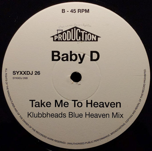 Baby D : Take Me To Heaven (2x12", Promo)