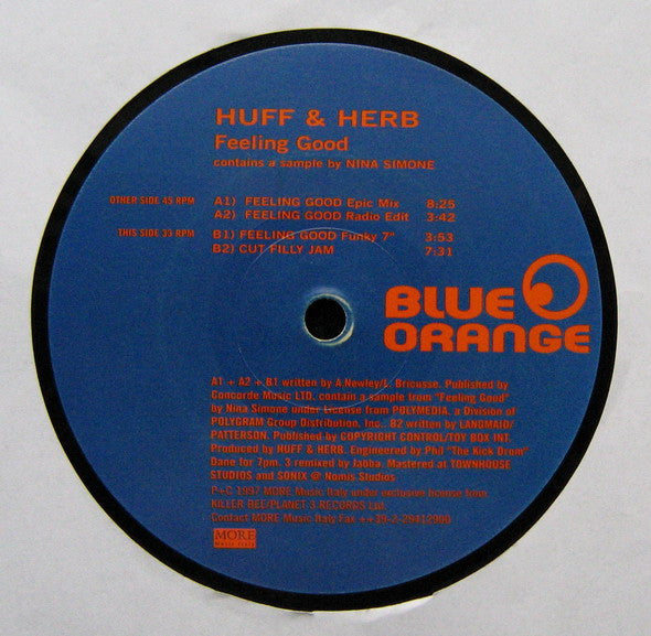 Huff & Herb : Feeling Good (12", M/Print)