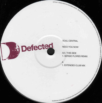 Soul Central : Need You Now (12", Single)
