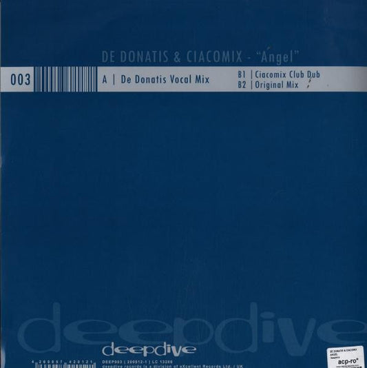 De Donatis* & Ciacomix, Hilde Wahl : Angel (12")
