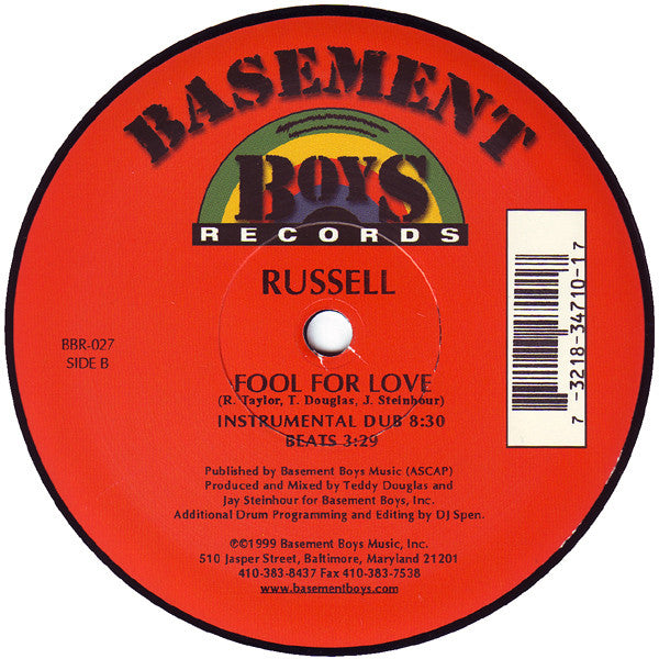 Russell : Fool For Love (12")