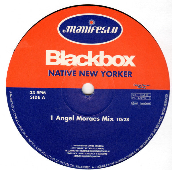 Blackbox* : Native New Yorker (12", Single)