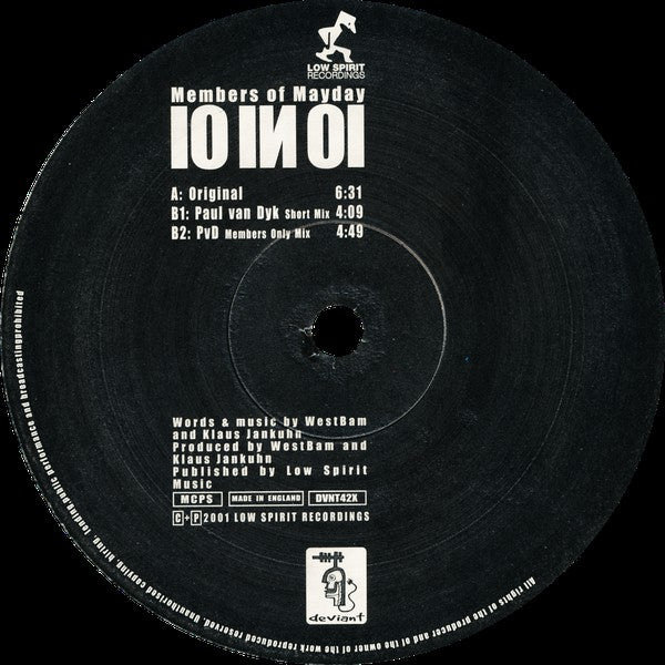 Members Of Mayday : 10 In 01 (12")