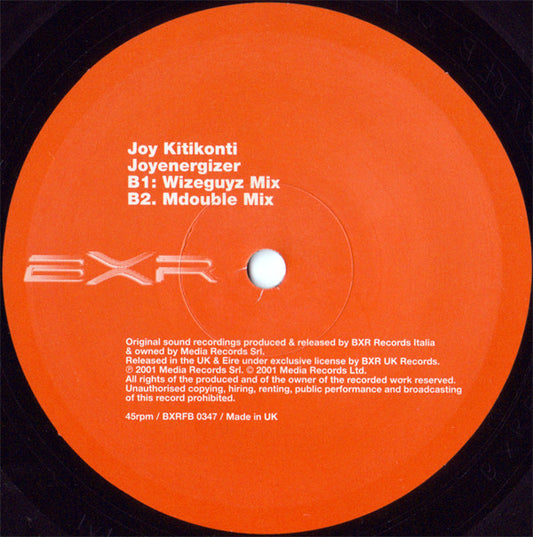 Joy Kitikonti : Joyenergizer (12", Par)