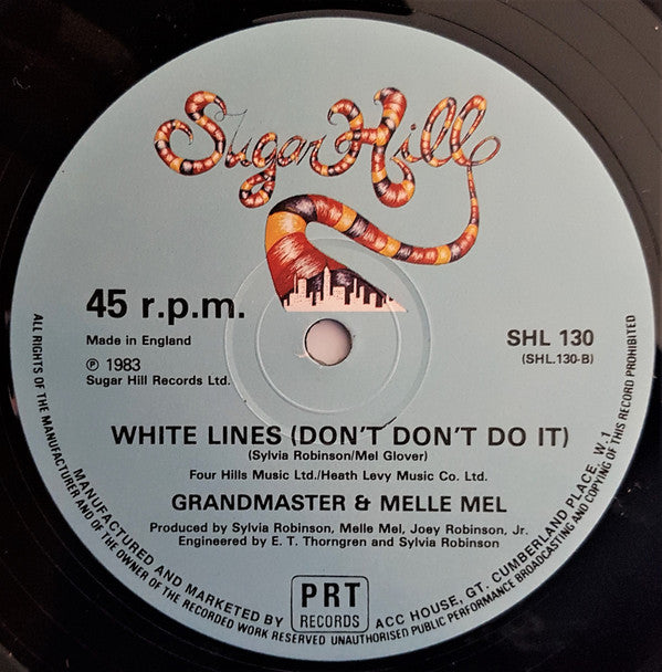 Grandmaster & Melle Mel* : White Lines (Don't Don't Do It) (12", 4 t)