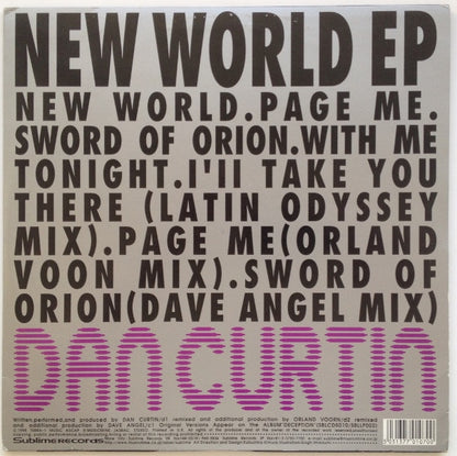 Dan Curtin : New World EP (2x12", EP)