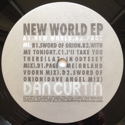 Dan Curtin : New World EP (2x12", EP)