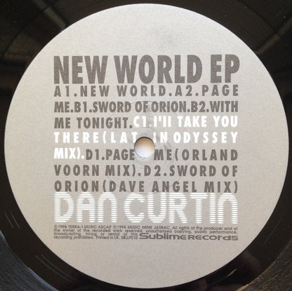 Dan Curtin : New World EP (2x12", EP)
