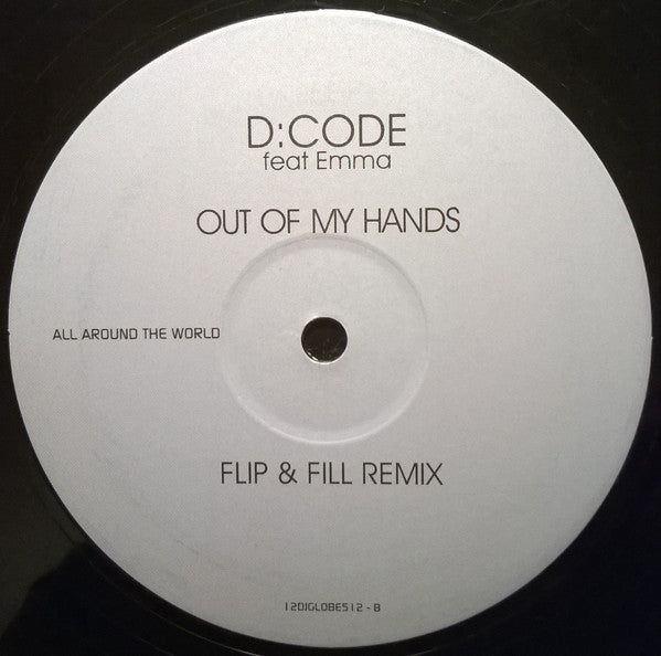 D:CODE Feat Emma* : Out Of My Hands (2x12", Promo)