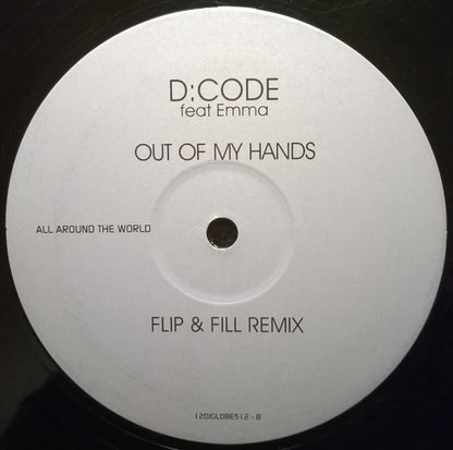 D:CODE Feat Emma* : Out Of My Hands (2x12", Promo)