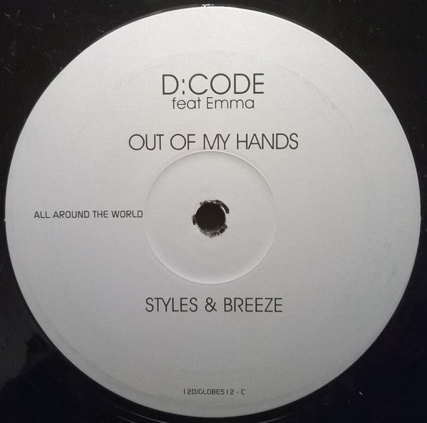 D:CODE Feat Emma* : Out Of My Hands (2x12", Promo)